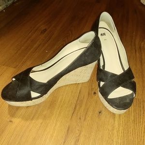 H & M wedge sandals